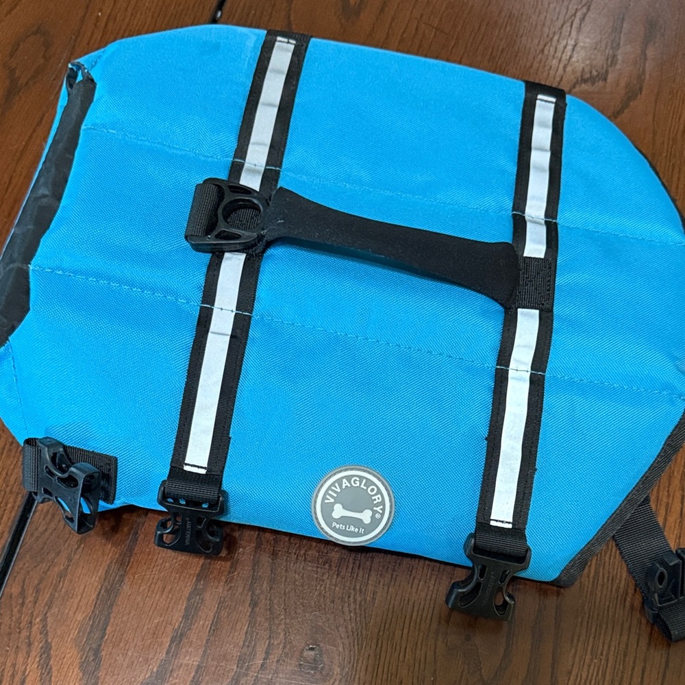 Vivaglory Dog Life Jacket size medium blue